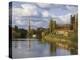 City of Worcester and River Severn, Worcestershire, England, United Kingdom, Europe-David Hughes-Premier Image Canvas