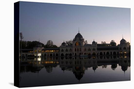 City Park Ice Rink, Budapest, Hungary, Europe-Oliviero Olivieri-Premier Image Canvas