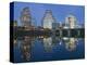 City Skyline Along Town Lake, Austin, Texas, USA-Walter Bibikow-Premier Image Canvas