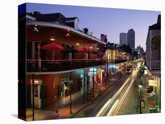 City Skyline and Bourbon Street, New Orleans, Louisiana, United States of America, North America-Gavin Hellier-Premier Image Canvas