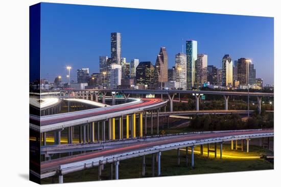 City Skyline and Interstate, Houston, Texas, Usa-Gavin Hellier-Premier Image Canvas