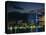 City Skyline at Night, Auckland, North Island, New Zealand, Pacific-Neale Clarke-Premier Image Canvas