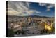 City Skyline at Sunset from Montjuic, Barcelona, Catalonia, Spain-Stefano Politi Markovina-Premier Image Canvas