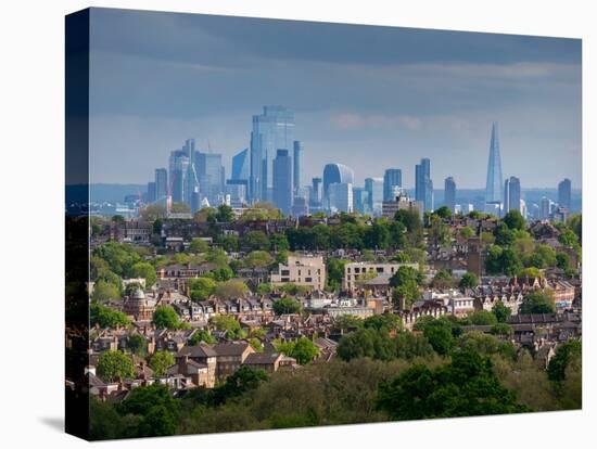 City skyline from Alexandra Palace, London, England, United Kingdom, Europe-Charles Bowman-Premier Image Canvas