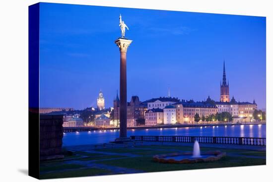 City Skyline from City Hall at Dusk, Kungsholmen, Stockholm, Sweden, Scandinavia, Europe-Frank Fell-Premier Image Canvas