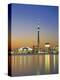 City Skyline Including Cn Tower in the Evening, Toronto, Ontario, Canada-Roy Rainford-Premier Image Canvas
