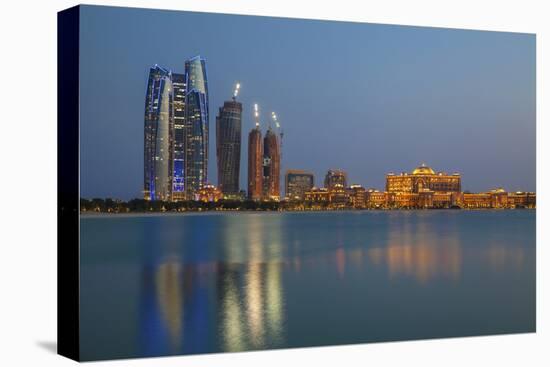 City Skyline Looking Towards the Emirates Palace Hotel and Etihad Towers-Jane Sweeney-Premier Image Canvas