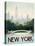 City Skyline New York-Marco Fabiano-Stretched Canvas