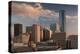 City Skyline with Devon Tower at Dusk, Oklahoma City, Oklahoma, USA-Walter Bibikow-Premier Image Canvas