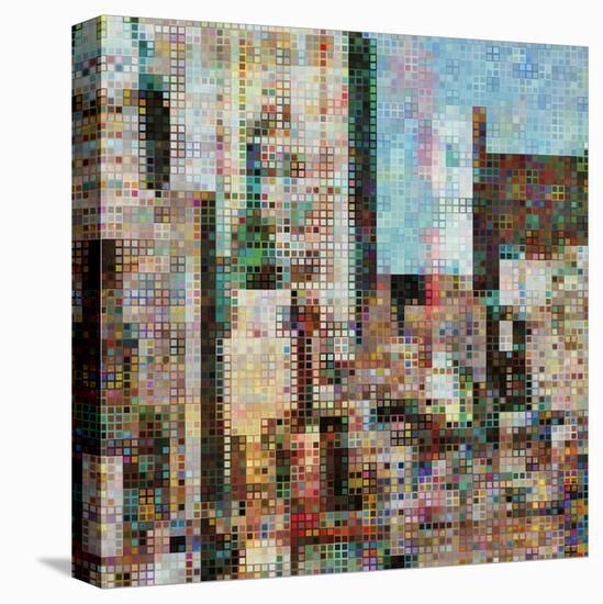 City Square 2-James Burghardt-Stretched Canvas