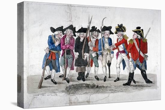 City Traind Bands, 1789-John Nixon-Premier Image Canvas