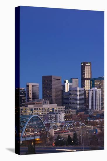 City View from the West, Denver, Colorado, USA-Walter Bibikow-Premier Image Canvas