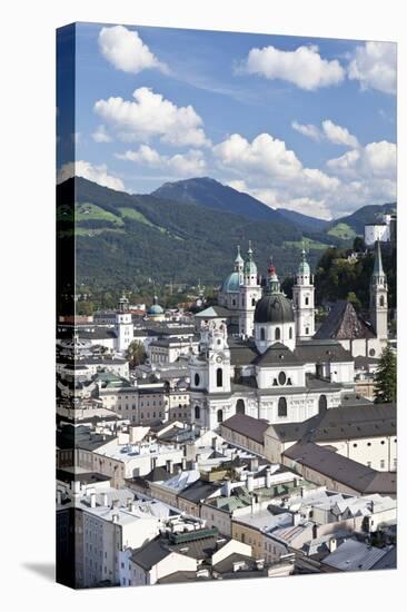 City View of Salzburg, Austria-Julian Castle-Stretched Canvas