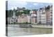 Cityscape along Saone river, Lyon, France-Lisa S. Engelbrecht-Premier Image Canvas