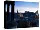 Cityscape at Dusk Looking Towards Edinburgh Castle, Edinburgh, Scotland, Uk-Amanda Hall-Premier Image Canvas