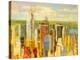 Cityscape II-Longo-Stretched Canvas