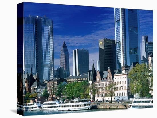 Cityscape of Frankfurt, Germany-Peter Adams-Premier Image Canvas