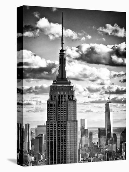 Cityscape Skyscraper, Empire State Building and One World Trade Center, Manhattan, NYC-Philippe Hugonnard-Premier Image Canvas