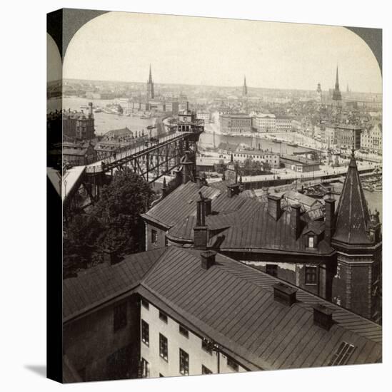 Cityscape, Stockholm, Sweden-Underwood & Underwood-Premier Image Canvas