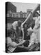 Civilian Receiving a Blood Transfusion from the British Red Cross Setup in a Tent-Allan Grant-Premier Image Canvas