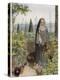Clare of Assisi Tending to Plants-Eleanor Fortescue Brickdale-Premier Image Canvas