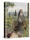 Clare of Assisi Tending to Plants-Eleanor Fortescue Brickdale-Premier Image Canvas