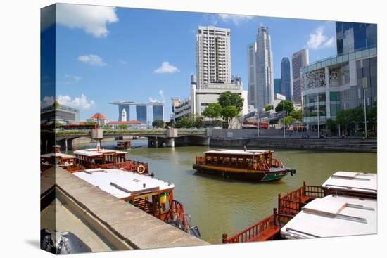 Clarke Quay, Singapore, Southeast Asia-Frank Fell-Premier Image Canvas
