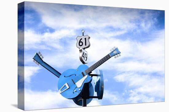 Clarksdale, Mississippi, Famous Blues Crossroads, Highways 61 And 49-John Coletti-Premier Image Canvas