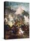 Clash of Cavalries, Battle of Issus, Alexander Great Defeated Army of Darius III-Jan Brueghel the Elder-Premier Image Canvas