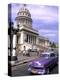 Classic 1950's Auto at Havana Capitol, Havana, Cuba-Bill Bachmann-Premier Image Canvas