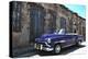 Classic 1953 Chevy Against Worn Stone Wall, Cojimar, Havana, Cuba-Bill Bachmann-Premier Image Canvas