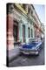 Classic 50s America Car in the Streets of Centro Habana, Havana, Cuba-Jon Arnold-Premier Image Canvas
