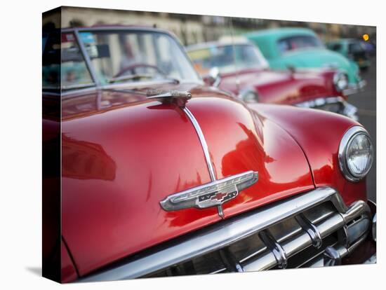 Classic American Car (Chevrolet), Havana, Cuba-Jon Arnold-Premier Image Canvas
