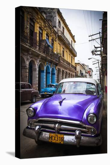 Classic American Car, Havana, Cuba-Jon Arnold-Premier Image Canvas