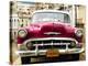 Classic American car in Habana, Cuba-Gasoline Images-Stretched Canvas