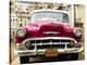 Classic American car in Habana, Cuba-Gasoline Images-Stretched Canvas