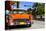 Classic American Car on South Beach, Miami.-vent du sud-Premier Image Canvas