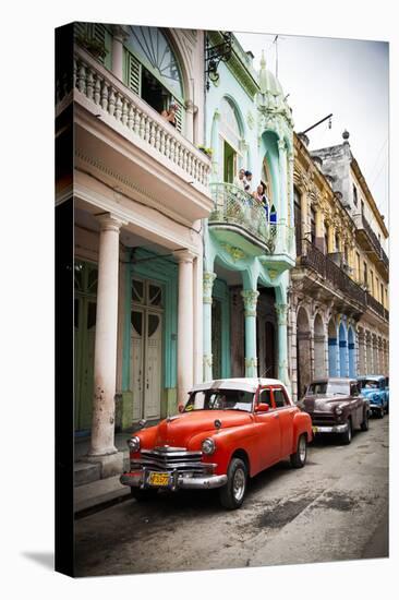 Classic American Car (Plymouth), Havana, Cuba-Jon Arnold-Premier Image Canvas