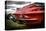 Classic American Muscle Car in Red-David Challinor-Premier Image Canvas