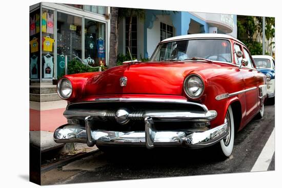 Classic Antique Ford of Art Deco District - Miami - Florida-Philippe Hugonnard-Premier Image Canvas