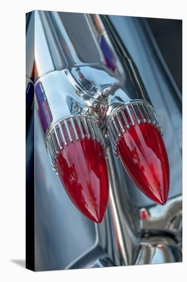 Classic car, Cadillac taillight, New Smyrna Beach, Florida, USA-Lisa Engelbrecht-Premier Image Canvas