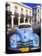 Classic Cars, Old City of Havana, Cuba-Greg Johnston-Premier Image Canvas