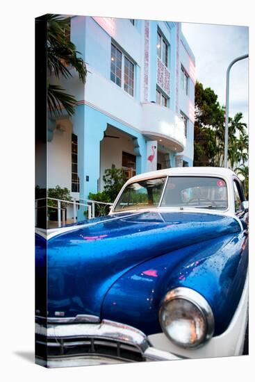 Classic Cars on South Beach - Miami Beach Art Deco Distric - Florida-Philippe Hugonnard-Premier Image Canvas