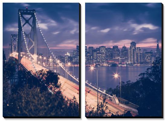 Classic City by the Bay, San Francisco-Vincent James-Stretched Canvas