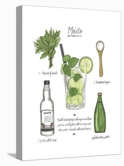 Classic Cocktail - Mojito-Naomi McCavitt-Stretched Canvas