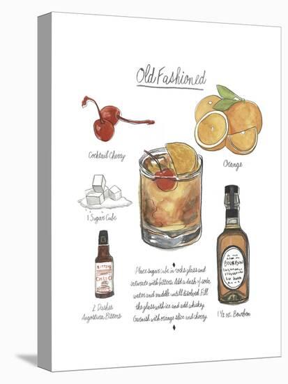 Classic Cocktail - Old Fashioned-Naomi McCavitt-Stretched Canvas