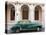 Classic Green American Car Parked Outside the National Ballet School, Havana, Cuba-Lee Frost-Premier Image Canvas
