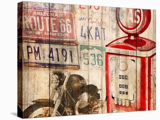 Classic Motorcycle-Kimberly Allen-Stretched Canvas