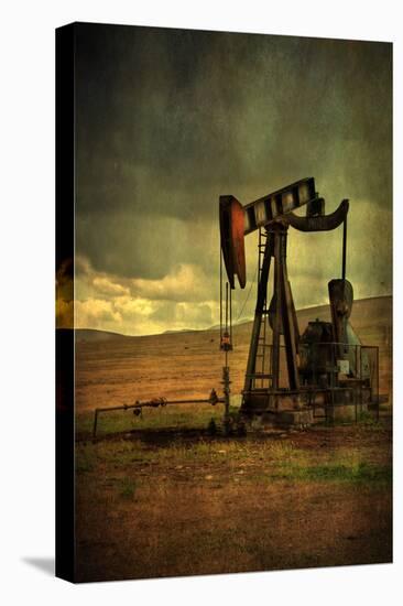 Classic Oil Rig, Central California-Vincent James-Premier Image Canvas