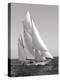 Classic sailboat-null-Stretched Canvas